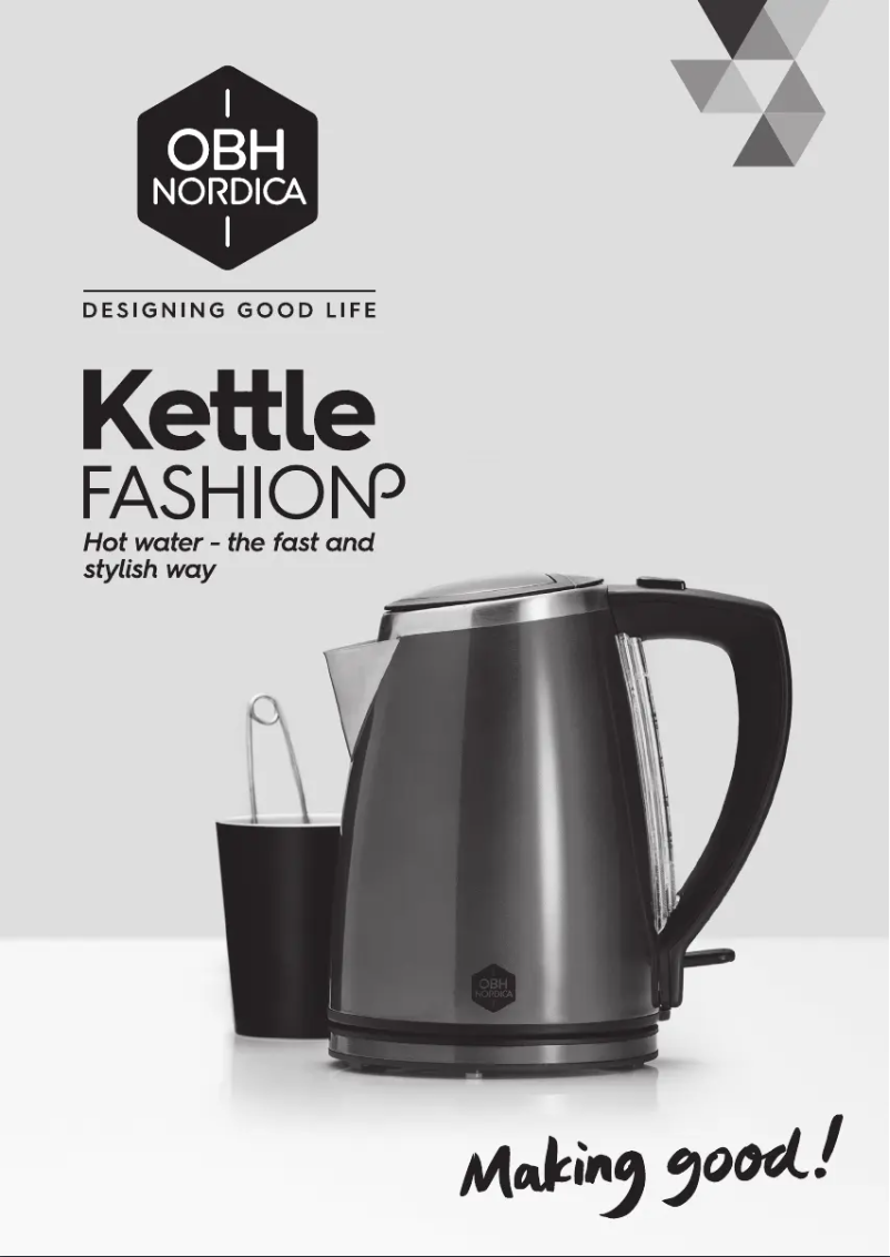 Page n°1 - Manuel utilisateur OBH Nordica Fashion 6471
