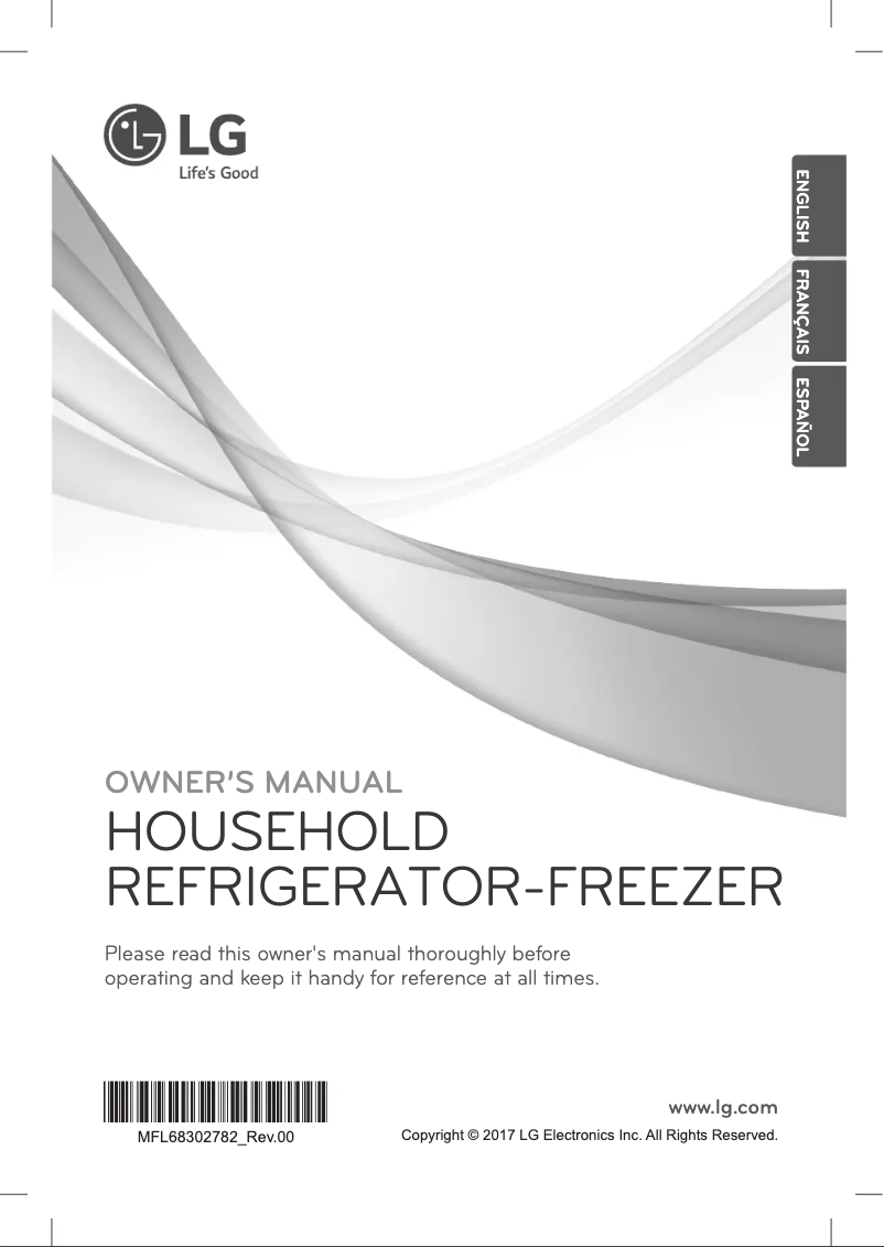 Page 1 de la notice Manuel utilisateur LG GF-M6211TS