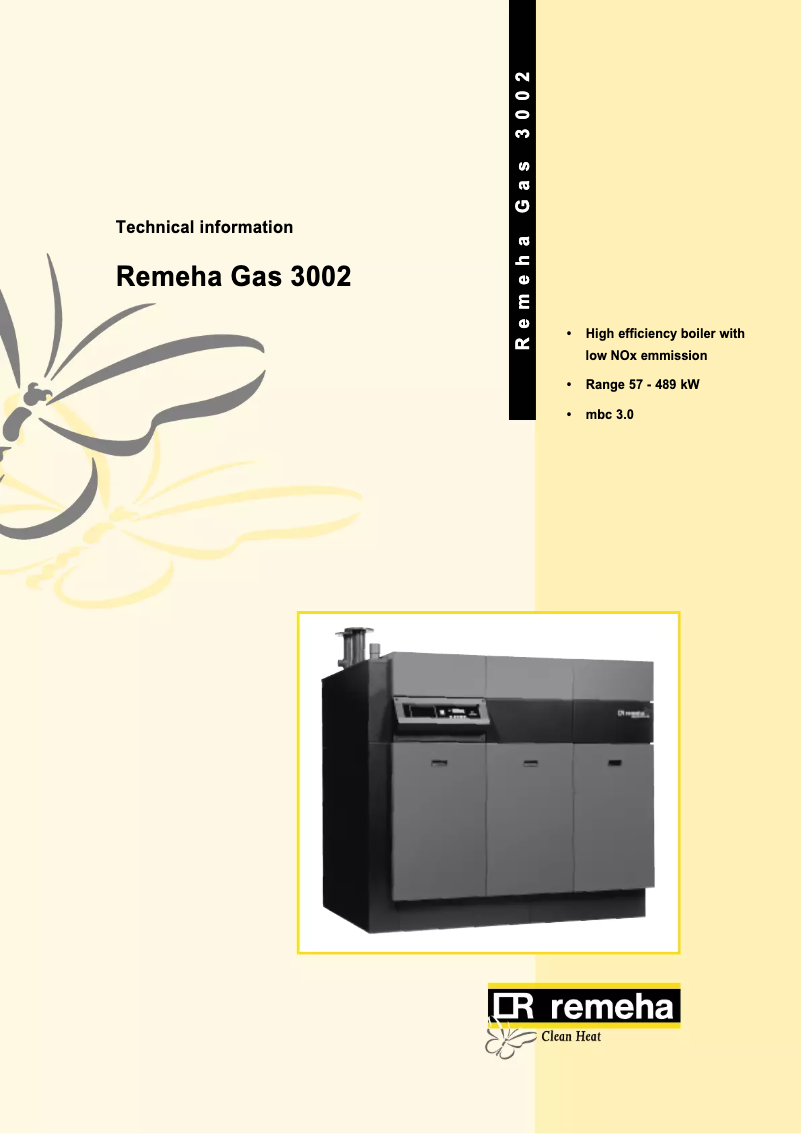 Image de la première page du manuel de l'appareil Gas 3002