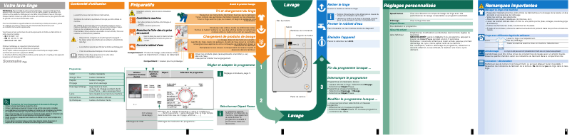 Page n°1 - Manuel utilisateur Bosch WAB28161FG