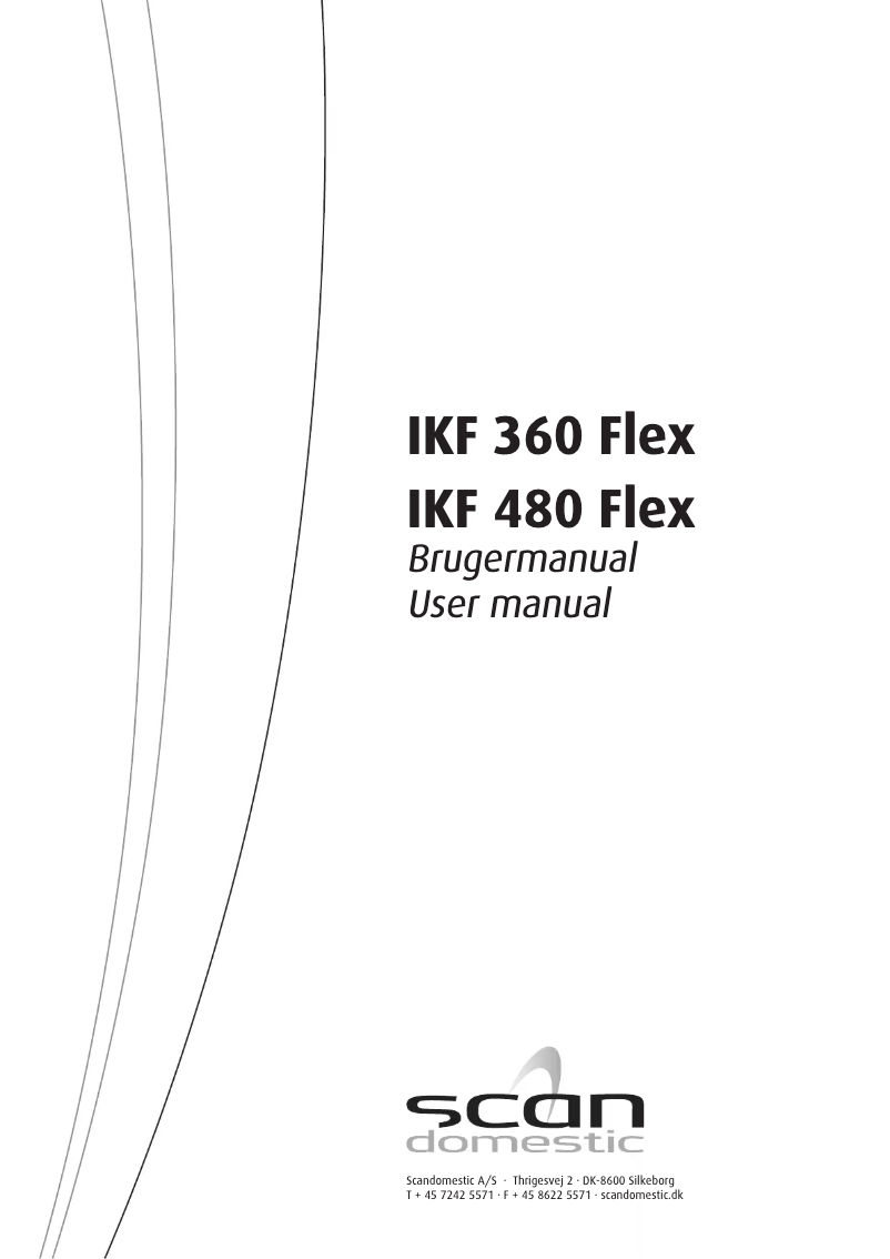 Page 1 de la notice Manuel utilisateur Scandomestic IKF 480