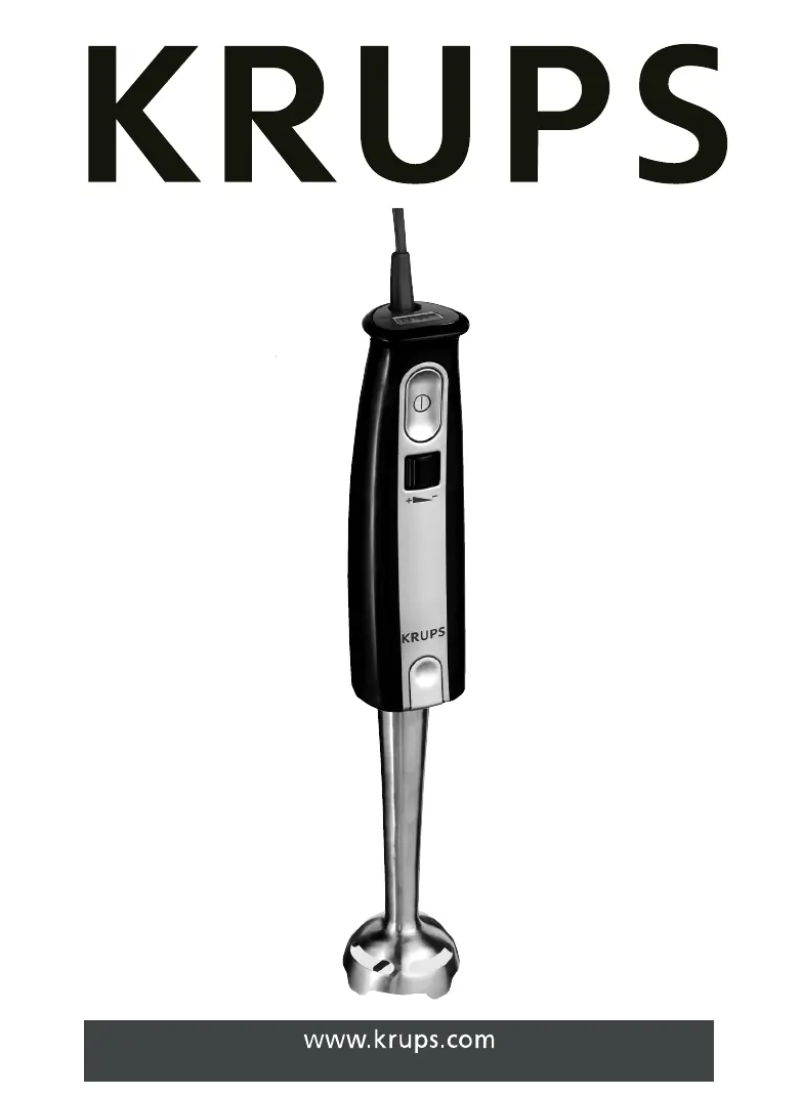 Page n°1 - Manuel utilisateur Krups GPA140