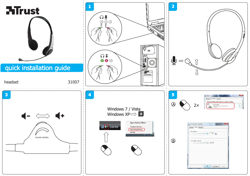 Page n°1 - Manuel utilisateur Trust 31007