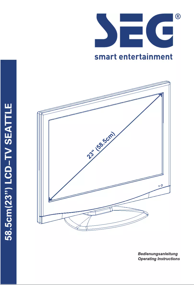 Page 1 de la notice Manuel utilisateur SEG Seattle