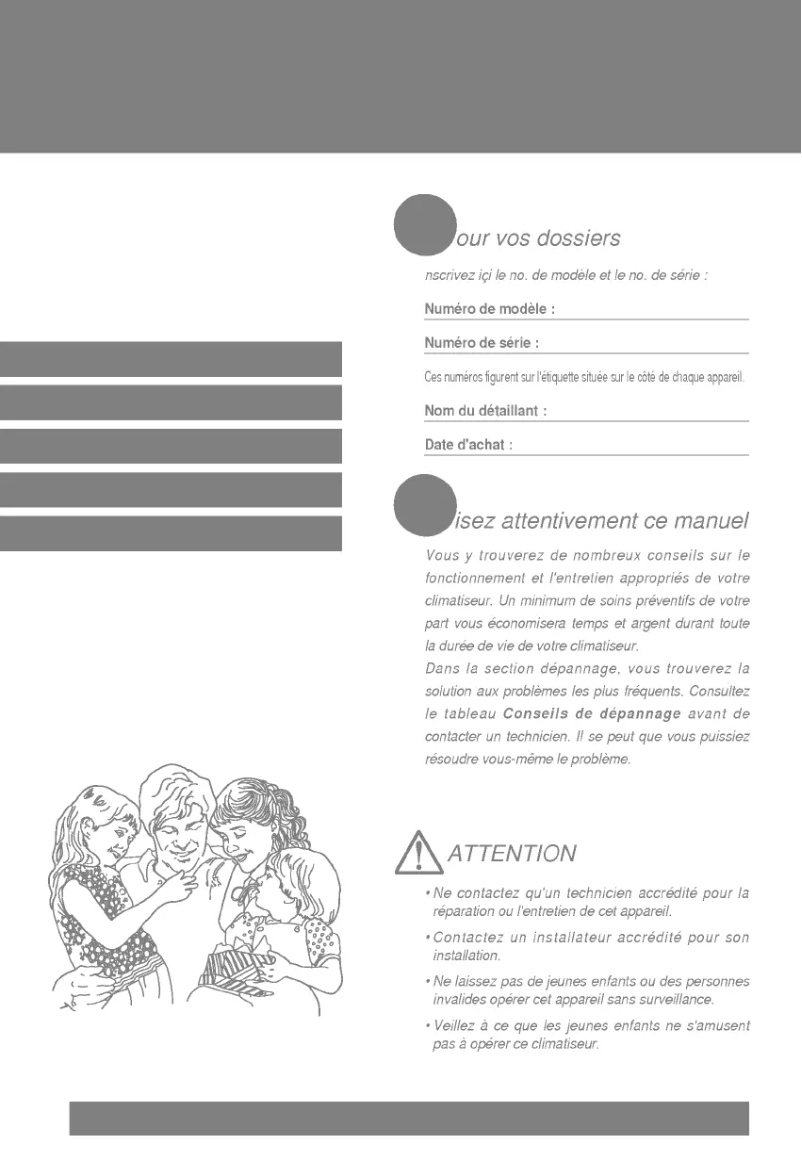 Page 1 de la notice Manuel utilisateur LG WM-1231