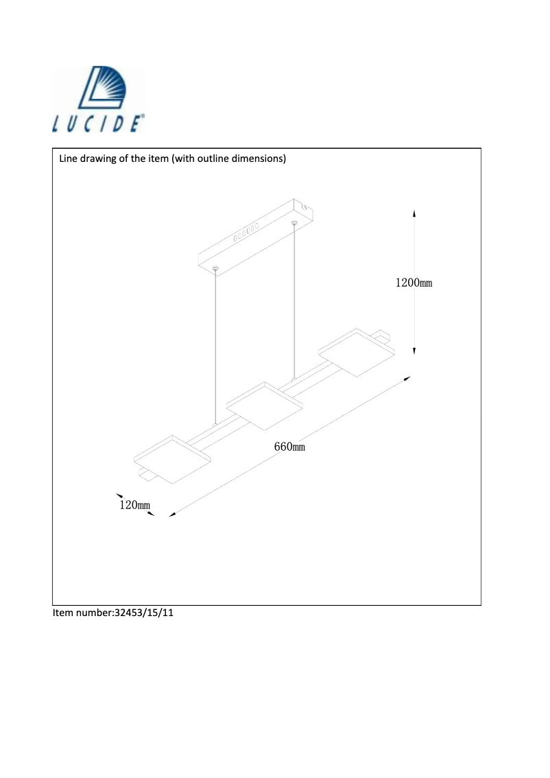 Page n°1 - Manuel utilisateur Lucide Sintra