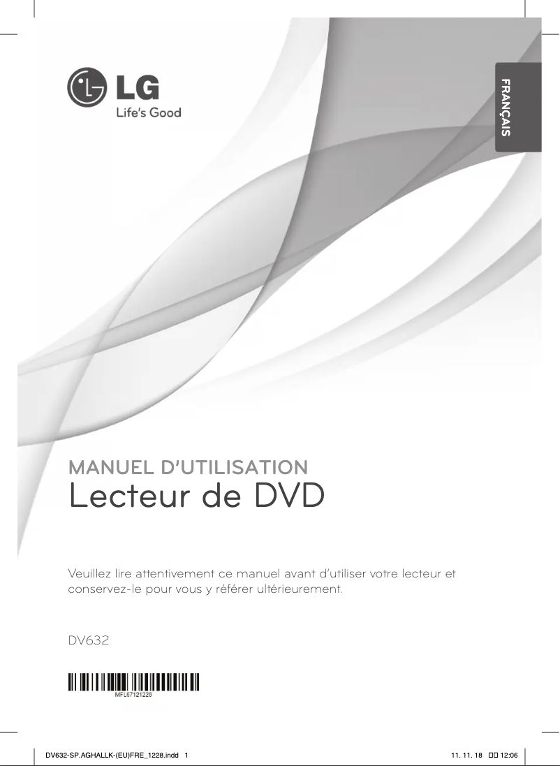 Page n°1 - Manuel utilisateur LG DV632