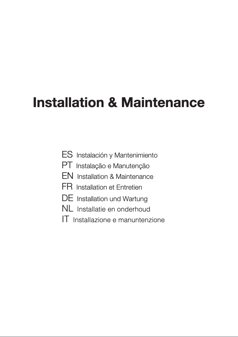 Page 1 de la notice Guide d'installation Porter & Charles SOPS60TM-1