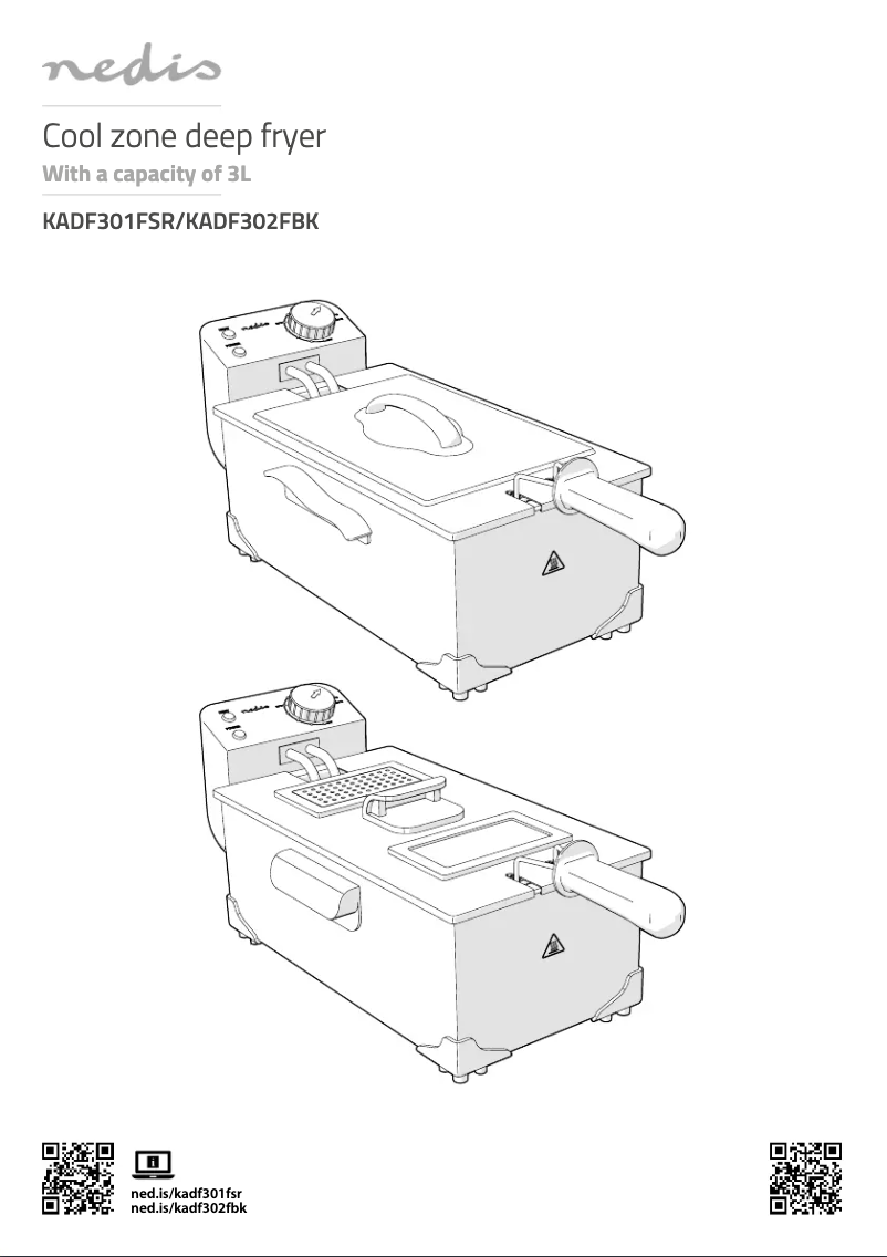 Page 1 de la notice Manuel utilisateur Nedis KADF302FBK