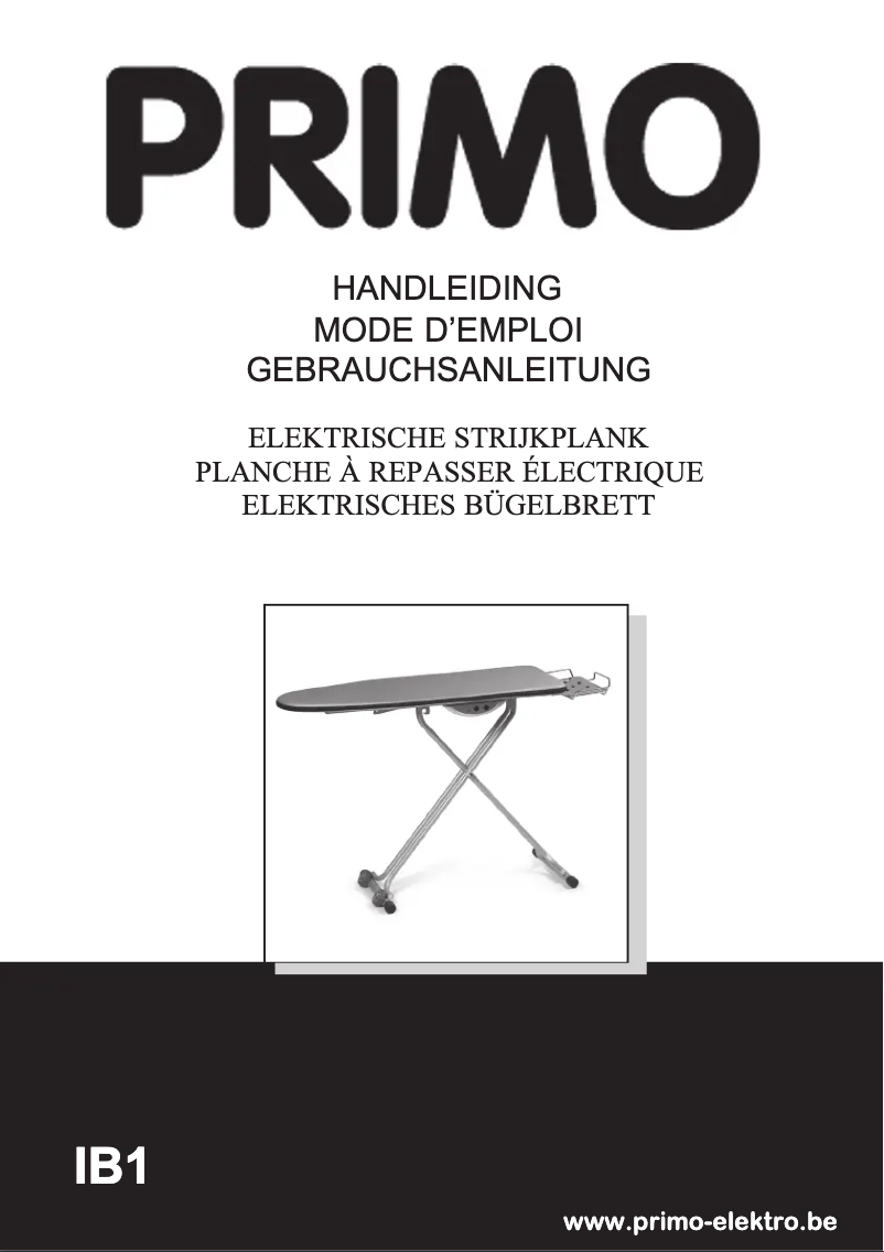 Image de la première page du manuel de l'appareil IB1