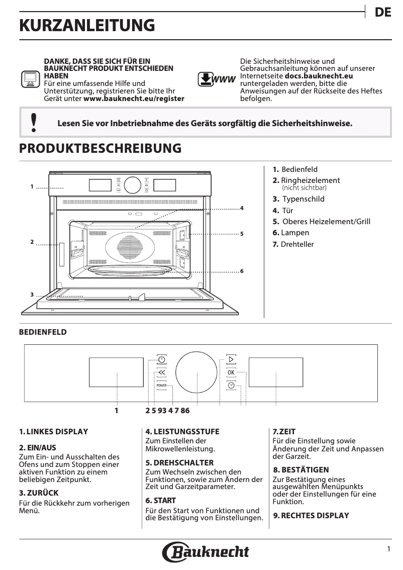 Image de la première page du manuel de l'appareil EMPK5 5645 ES
