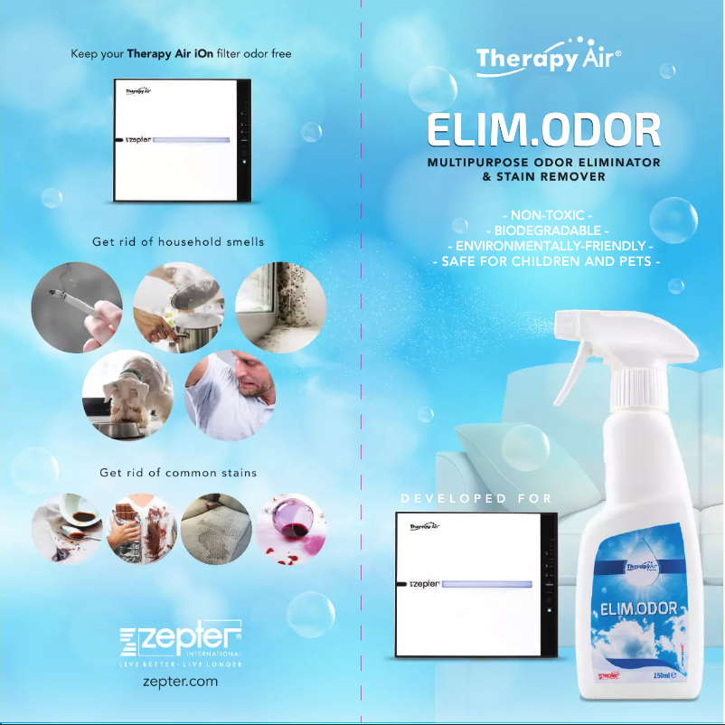 Page n°1 - Manuel utilisateur Zepter ELIM.ODOR TAEO-250