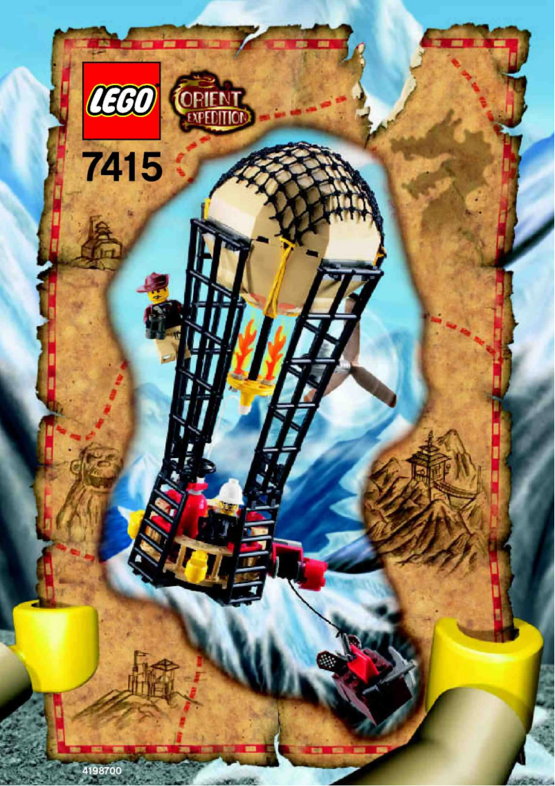 Image de la première page du manuel de l'appareil Adventurers 7415