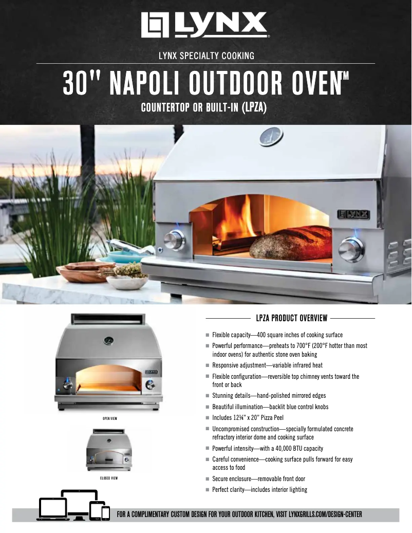 Image de la première page du manuel de l'appareil Napoli LPZA