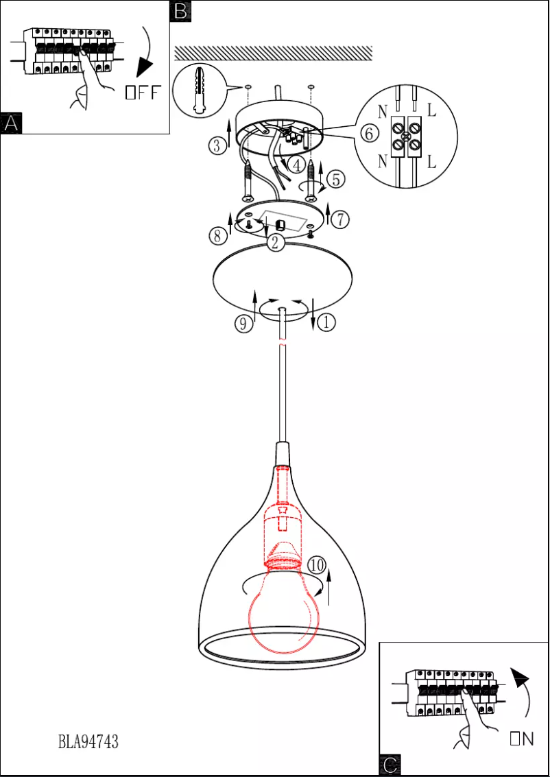 Page n°1 - Manuel utilisateur Eglo Coretto 2