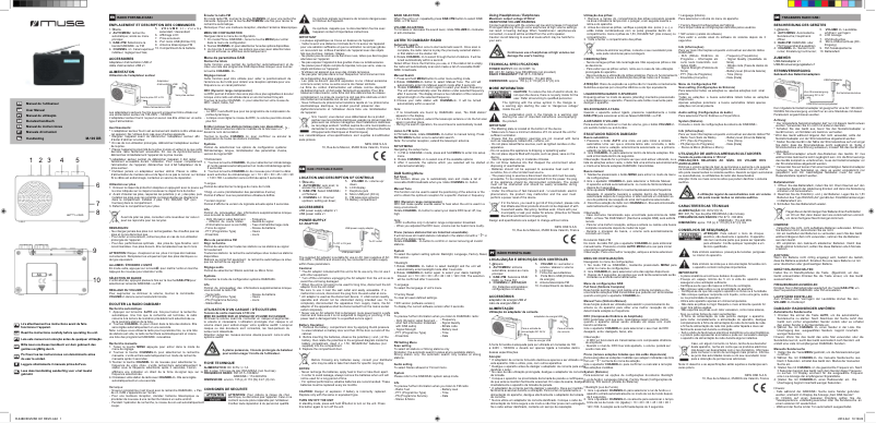 Imagen de la primera página del manual del dispositivo M-100 DY