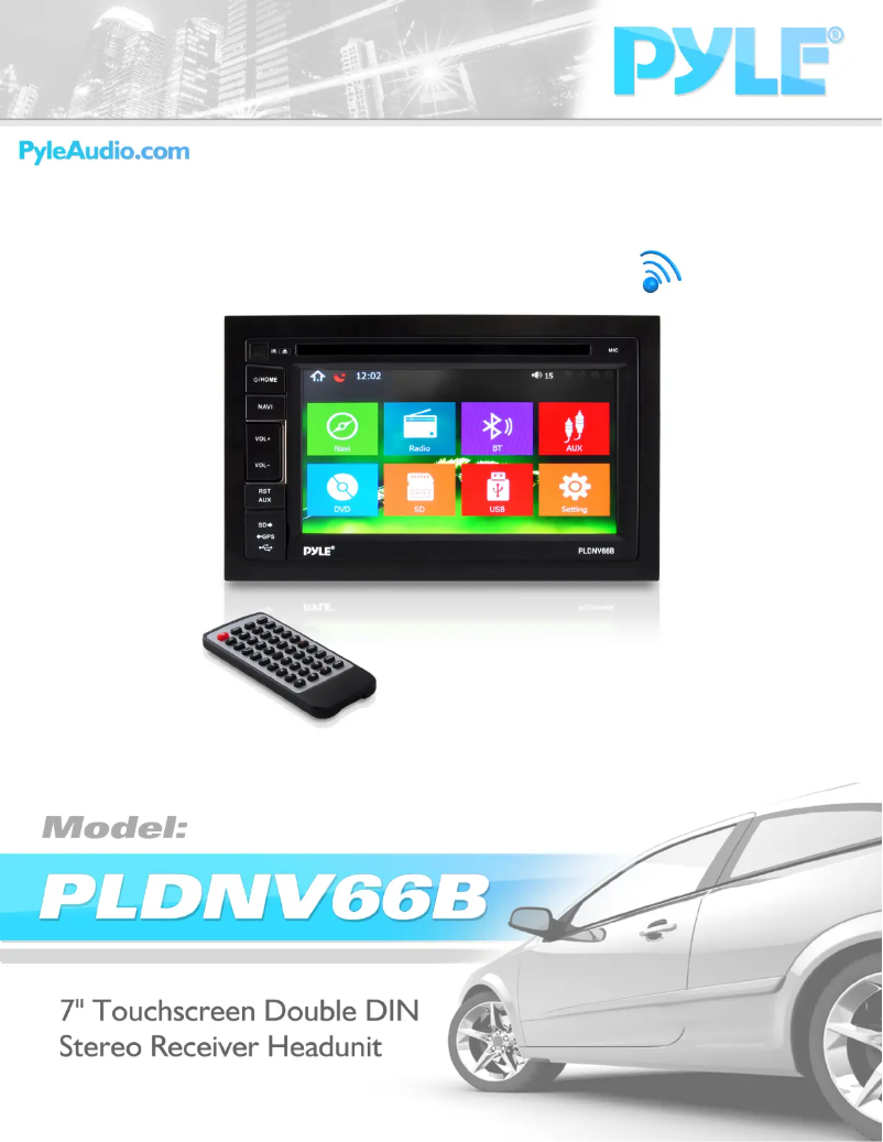 Page 1 de la notice Manuel utilisateur Pyle PLDNV66B