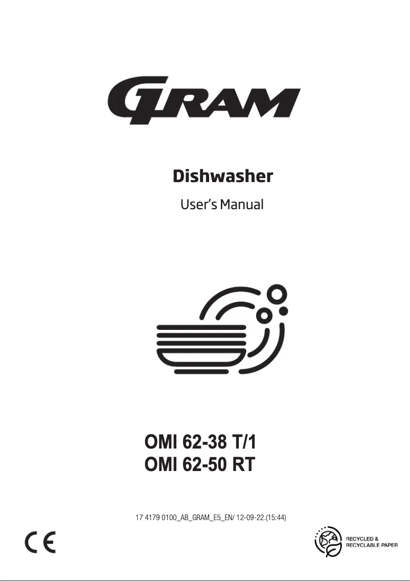 Page n°1 - Manuel utilisateur Gram OMI 62-50 RT