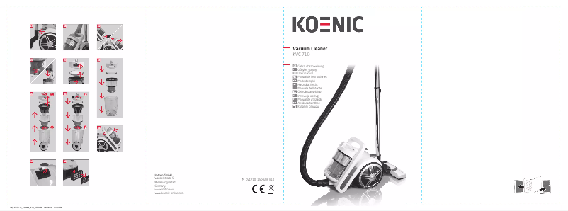 Page n°1 - Manuel utilisateur Koenic KVC 710