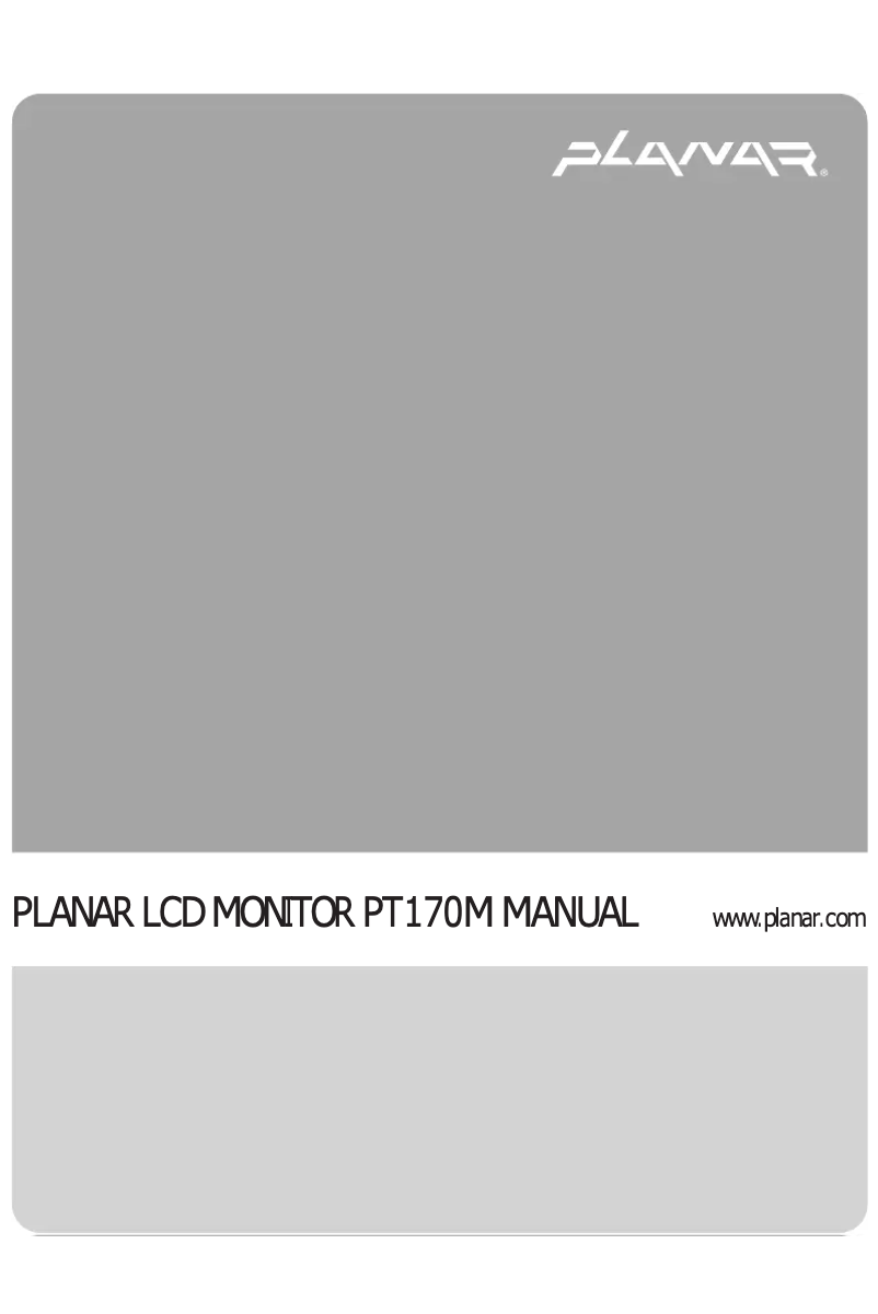 Image de la première page du manuel de l'appareil PT1501MU