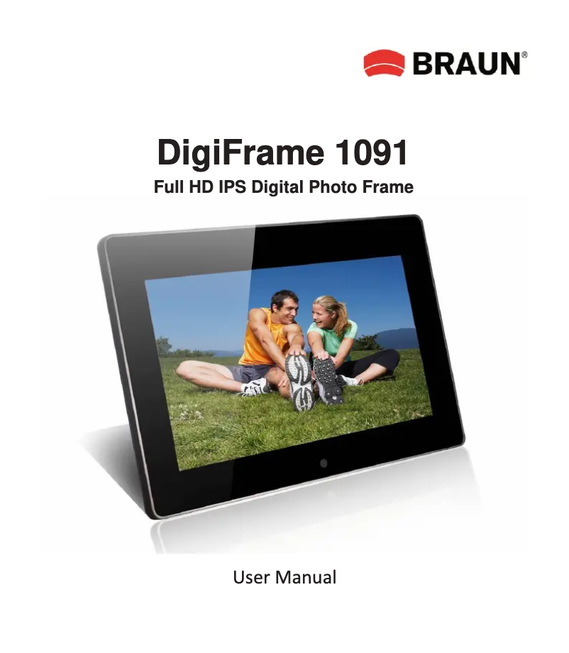 Page n°1 - Manuel utilisateur Braun DigiFrame 1091