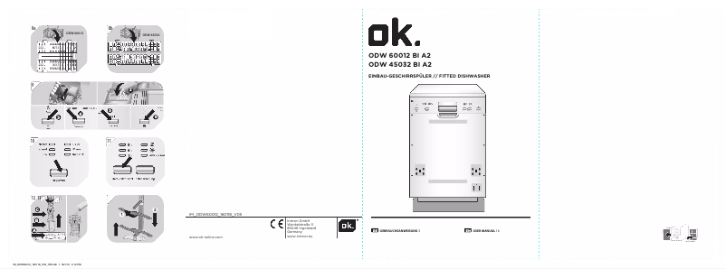 Page 1 de la notice Manuel utilisateur OK ODW 45032 BI A2