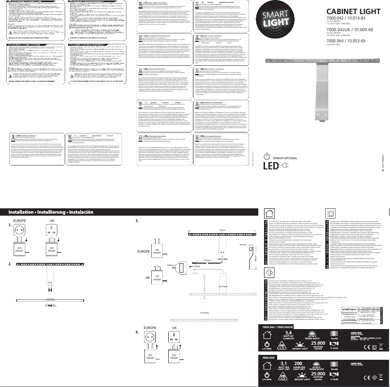 Page 1 de la notice Manuel utilisateur Smartwares 10.900.60