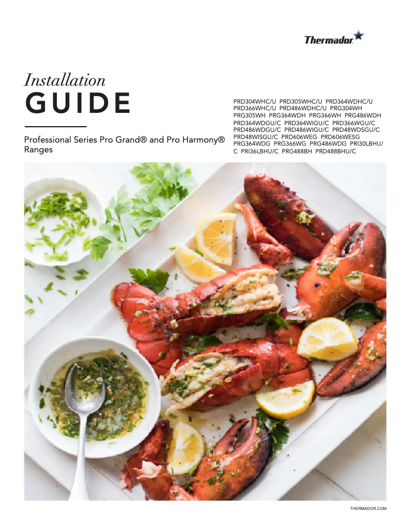 Image de la première page du manuel de l'appareil PRG486WDH