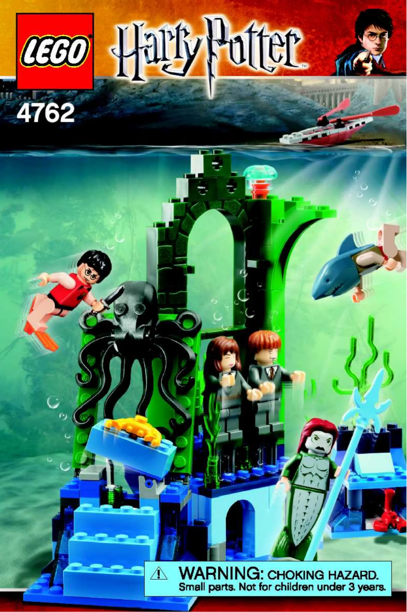 Page n°1 - Manuel utilisateur Lego Harry Potter 4762