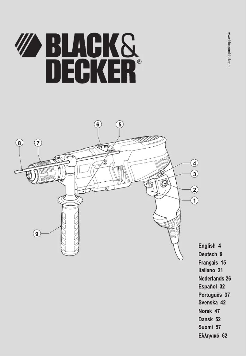 Page n°1 - Manuel utilisateur Black & Decker KR8532