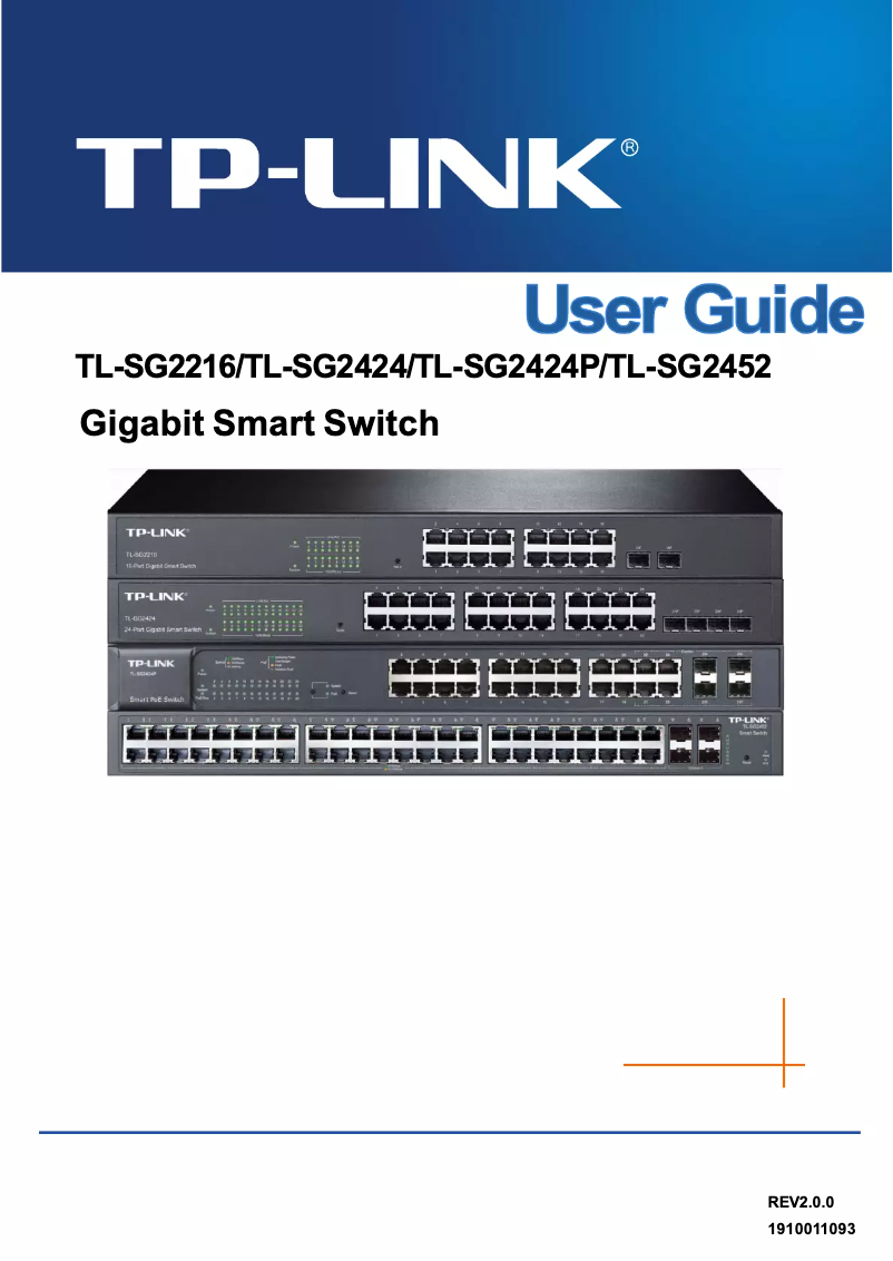 Página 1 del manual Manual de usuario TP-Link TL-SG2452