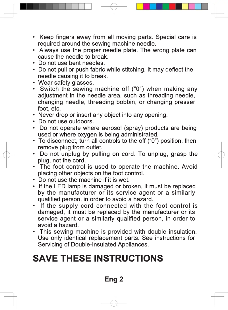 Image de la première page du manuel de l'appareil Starlet 6660