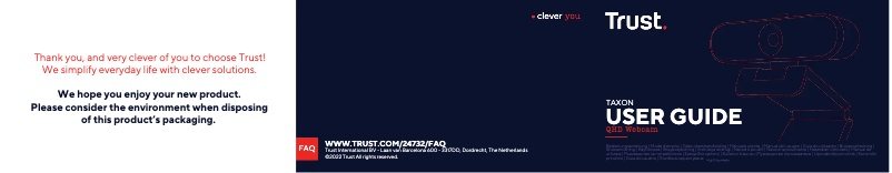 Image de la première page du manuel de l'appareil Taxon