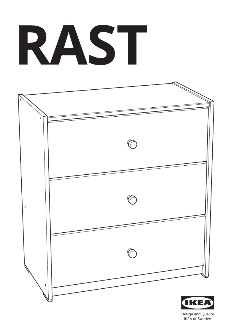 Página 1 del manual Manual de usuario Ikea RAST 705.821.65