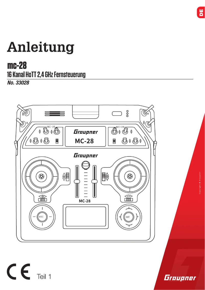 Image de la première page du manuel de l'appareil MC-28