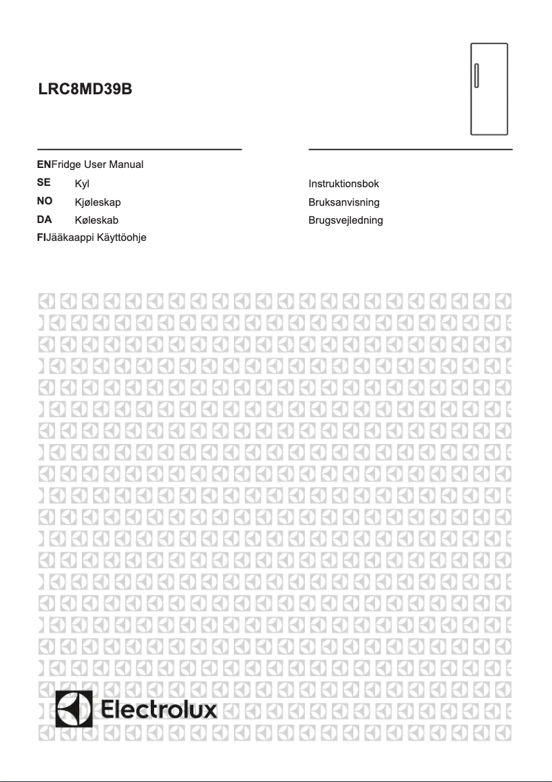 Page 1 de la notice Manuel utilisateur Electrolux LRC8MD39B