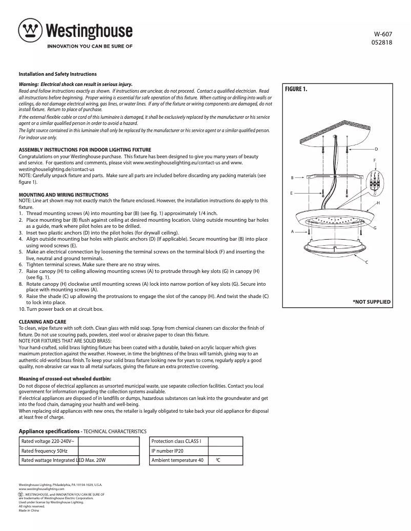 Image de la première page du manuel de l'appareil 6107335