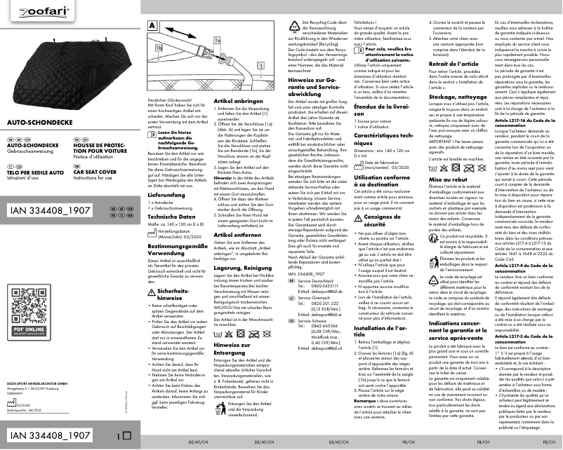 Página 1 del manual Manual de usuario Zoofari IAN 103956