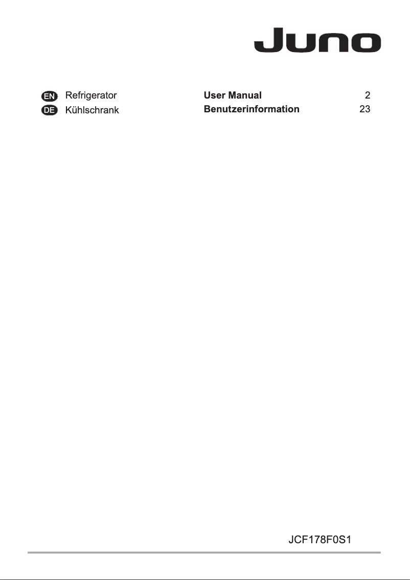 Image de la première page du manuel de l'appareil JCF178F0S1