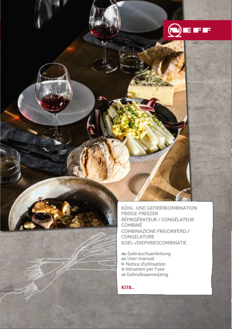 Page 1 de la notice Manuel utilisateur Neff KI7862S30