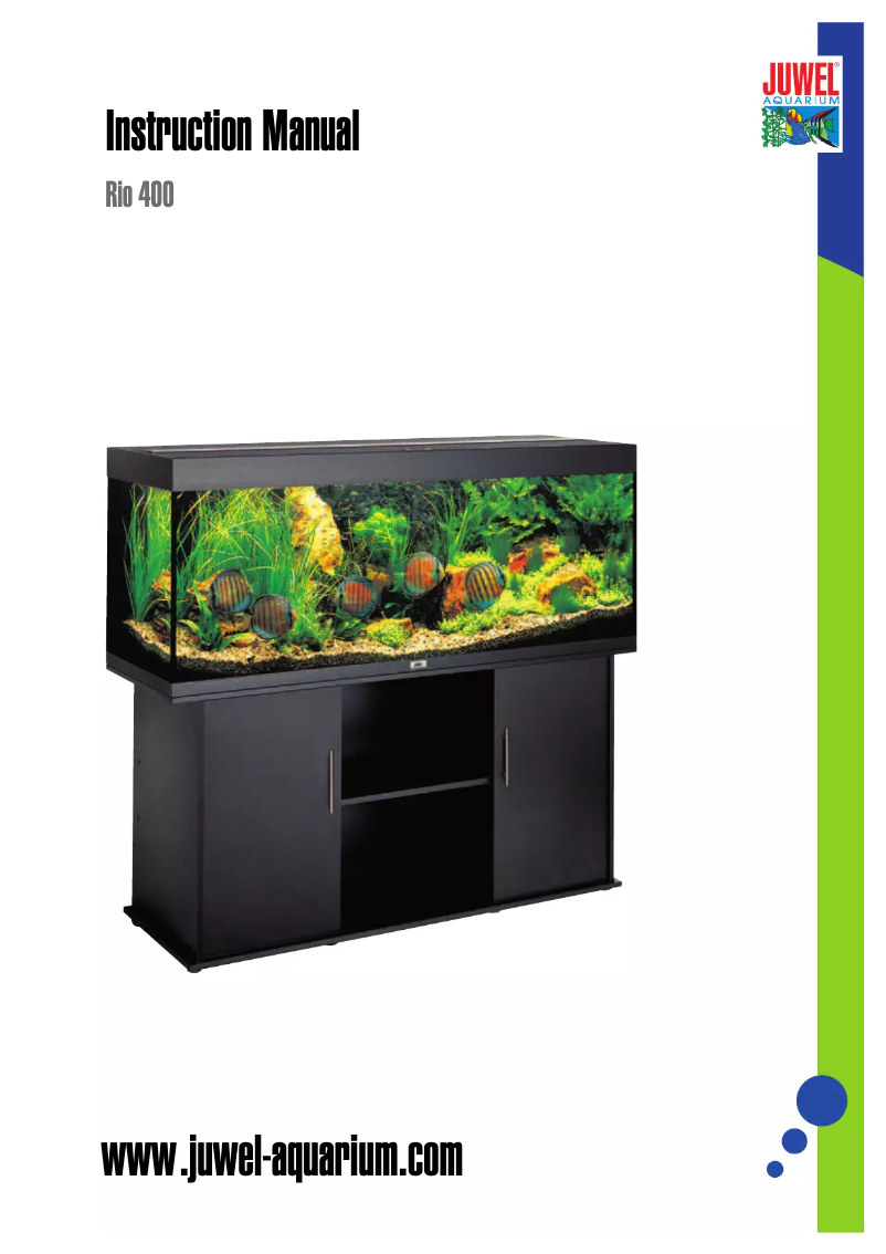 Page 1 de la notice Manuel utilisateur Juwel Rio 400
