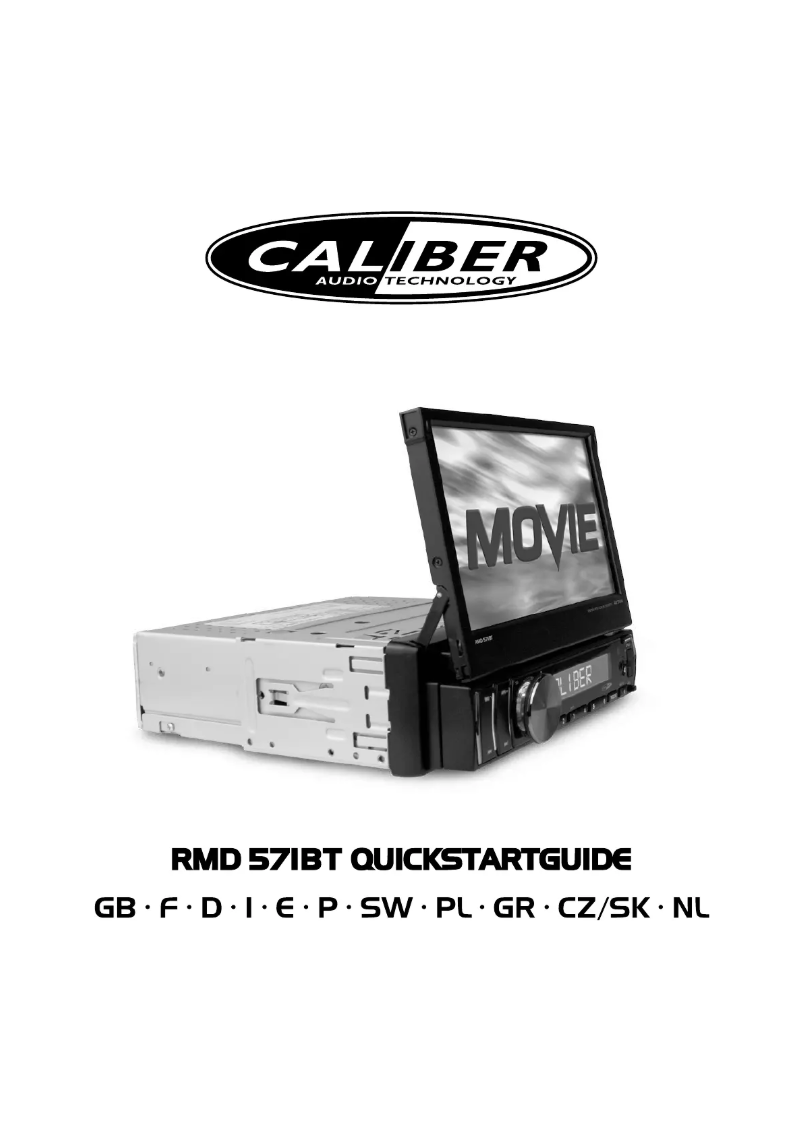 Image de la première page du manuel de l'appareil RMD 571BT