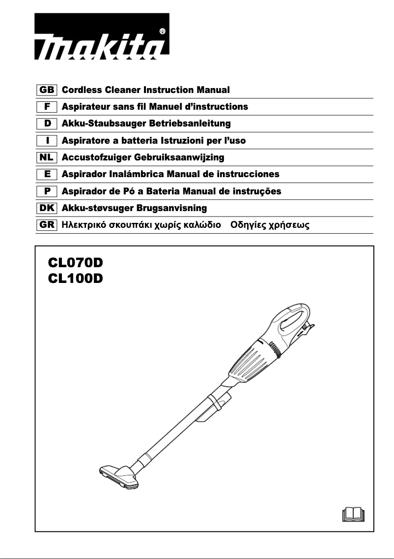 Page 1 de la notice Manuel utilisateur Makita CL100D