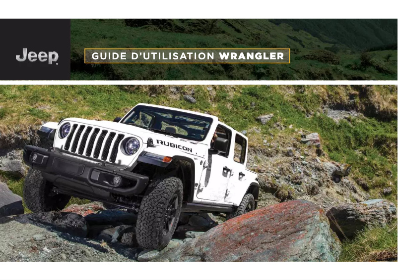 Image de la première page du manuel de l'appareil Wrangler (2019)