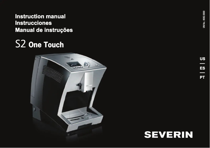 Page n°1 - Manuel utilisateur Severin S2 One Touch