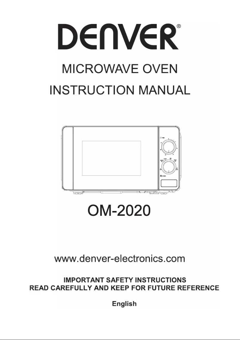 Image de la première page du manuel de l'appareil OM-2020