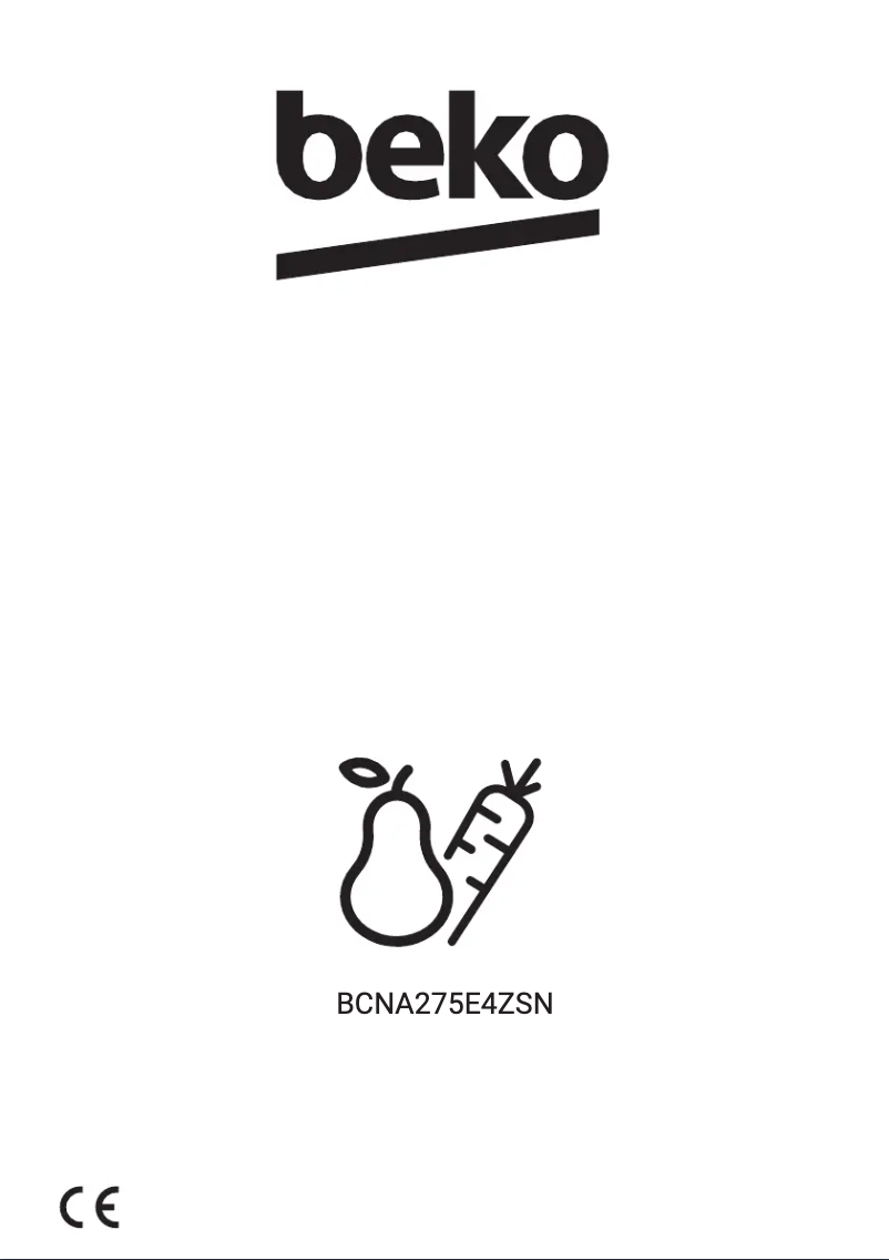 Page 1 de la notice Manuel utilisateur Beko BCNA275E4ZSN