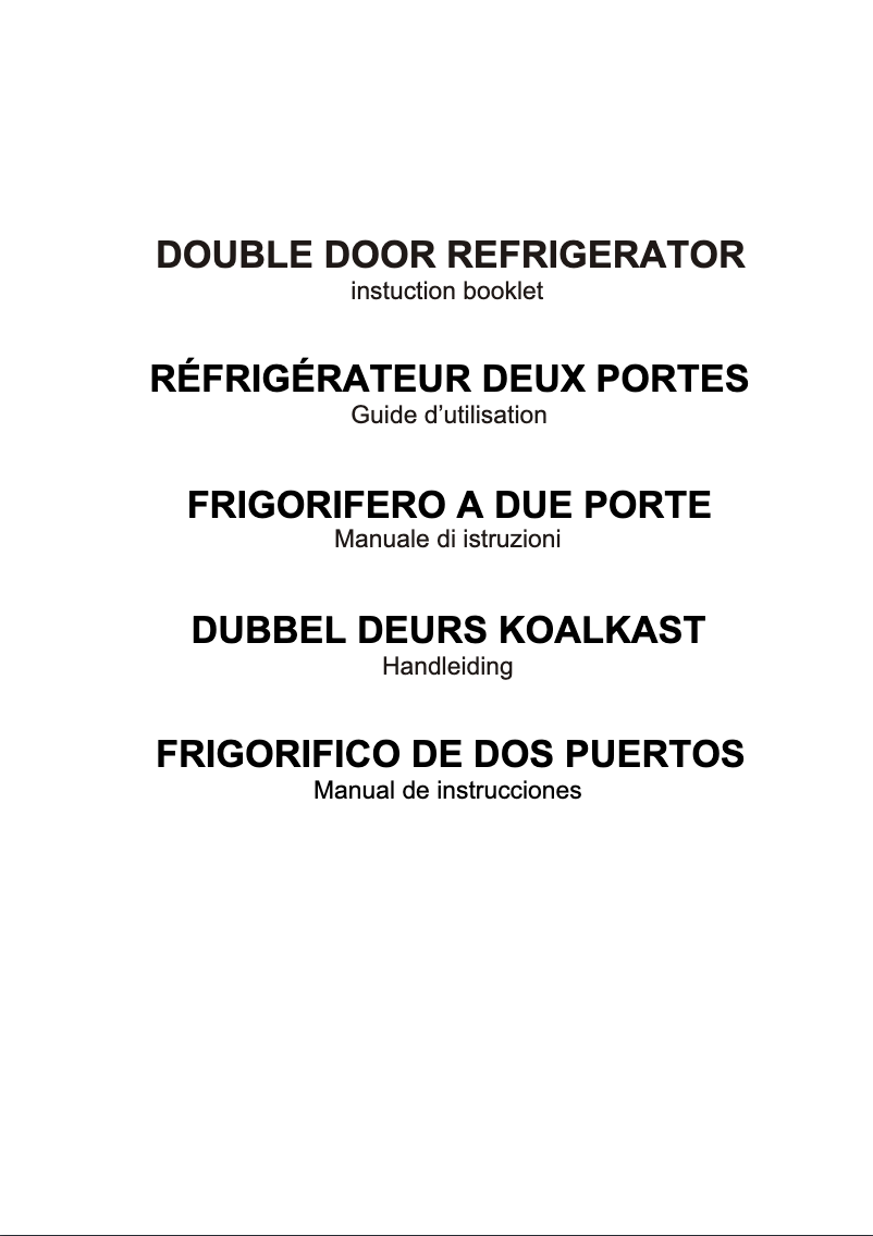 Image de la première page du manuel de l'appareil CEFB238AV