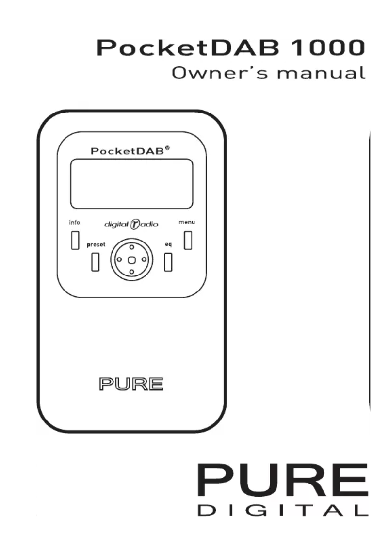 Página 1 del manual Manual de usuario Pure PocketDAB 1000