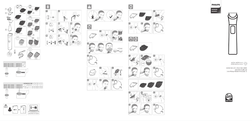 Page 1 de la notice Manuel utilisateur Philips MG9553